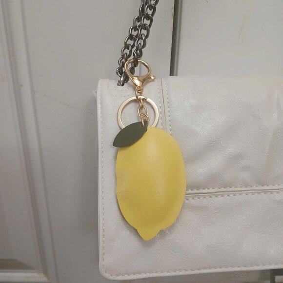 Lemon handbag Charm Genuine Leather - Picture 3 of 5